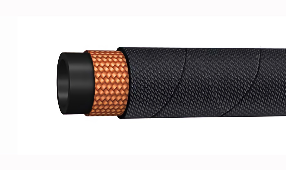 SAE J517 type R6 One layer of high tensile fiber braided hose manufacturer.