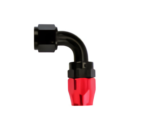 Rubber oil hose 90 degree AN fitting suitable for black nylon fibber braided rubber oil cooler hose and stainless steel wire braided rubber oil cooler hose in vehicles and motorcycles oil coolant system.