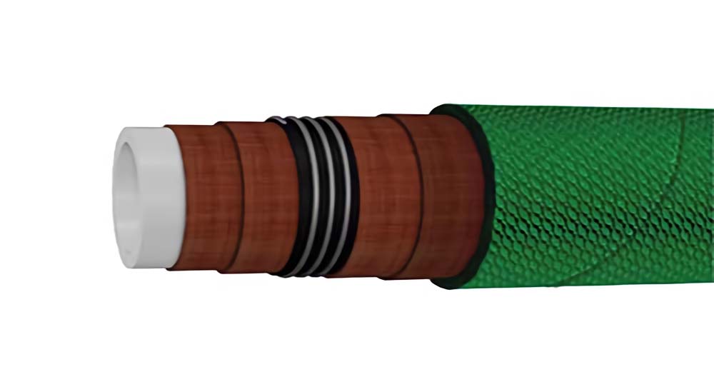 Rubber chemical hose suitable for suction and discharge chemicals, universal liquild etc.