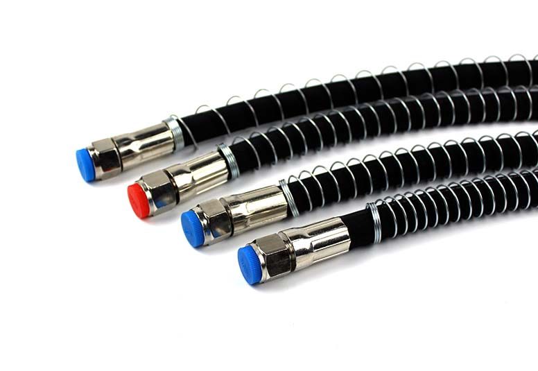 High performance rubber air brake hose assembly for trucks and engineering air brake system. rubber air brake hose supplier. brake hose manufacturer.