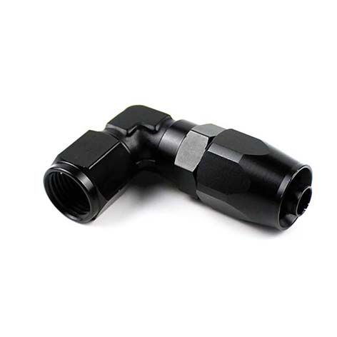 Rigid 90° AN6 fitting, all size available, AN fitting manufacturer. AN fitting supplier.