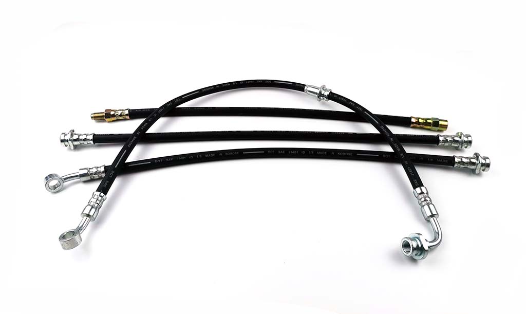 Rubber brake hose for vehicles and motorcycles, ATV, UTV, EV bike hydraulic brake system. rubber brake hose.