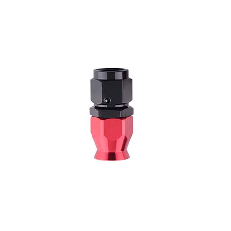 Black Red straight AN fitting for PTFE oil cooler hose